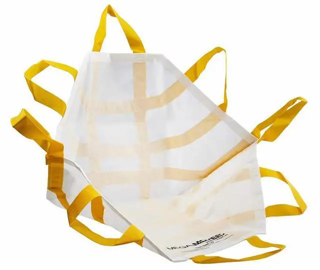 Main image of Mega-Mover Transport Chair, 36" x 36", White/Yellow (10/Case)
