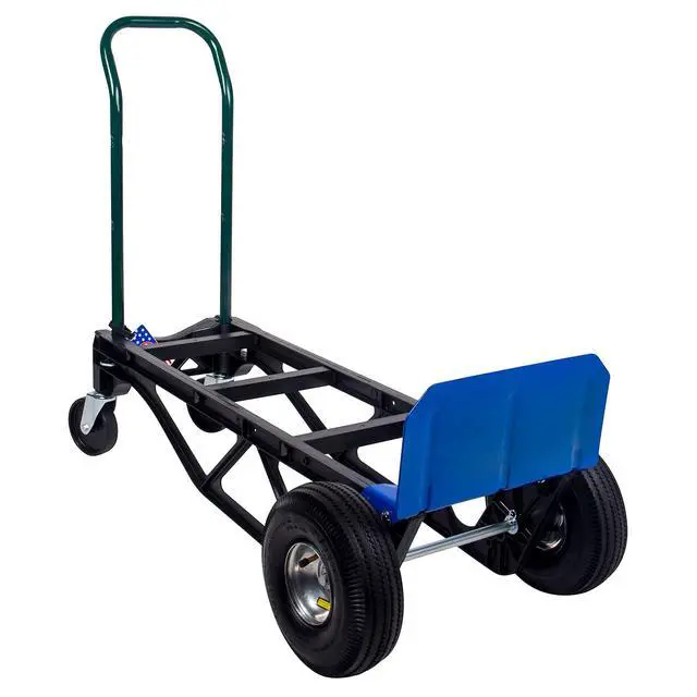 Alt view image 2 of 6 - 700 lb Capacity Ultra Lightweight Super Strong Nylon Convertible Hand Truck & Dolly