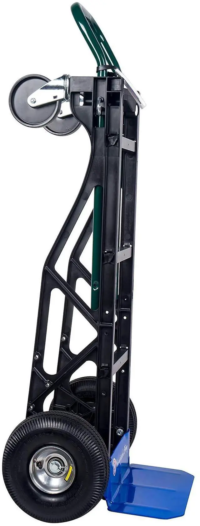 Alt view image 3 of 6 - 700 lb Capacity Ultra Lightweight Super Strong Nylon Convertible Hand Truck & Dolly