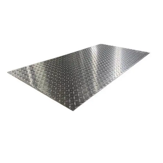 Alt view image 2 of 5 - 125" Aluminum Diamond Plate Polished, 24" x 48", 1/8th inch Thick, 3003 Alloy - Garages, Trailers, Workbench, Projects