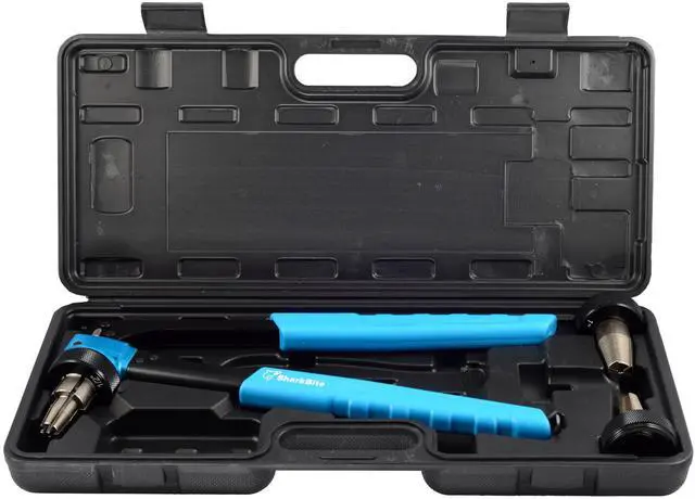 Main image of PEX-A Expansion Tool Kit, Includes 1/2 inch, 3/4 inch, and 1 inch Expansion Heads, Auto-Rotating Expansion Tool, Lubricant and Carrying Case