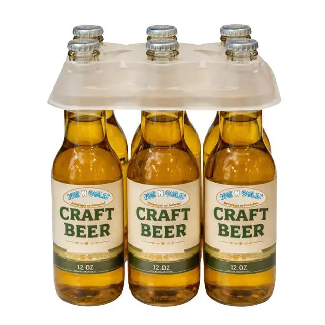 Alt view image 2 of 5 - Six Pack Plastic Bottle Carriers for 12oz-16.9oz Plastic or Glass Bottles (Pack of 1125)