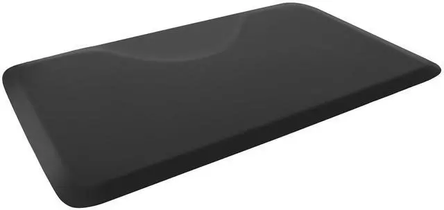Main image of 3 ft. x 5 ft. Barber Chair Mat Anti-Fatigue Salon & Barber Comfort & Support Mat - Non-Slip, Durable - Black Rectangle - 7/8 in. Thick