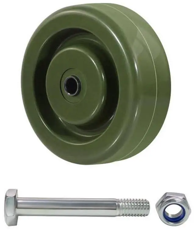 Main image of 4" High Temperature Wheel 700 LBS Capacity Oven Caster Replacement-3/8" Bore Heat Resistant up to 525°F Epoxy Resin Thermoset Wheel with Ball Bearing(20 Pack)
