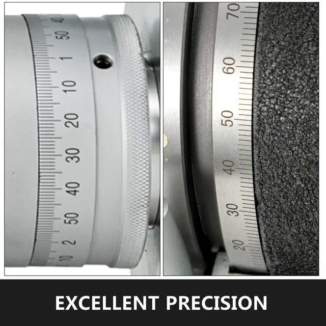 Alt view image 5 of 6 - Mophorn Rotary Table 8Inch Horizontal Vertical HV8 Precision 3MT Milling Drilling Machine Vernier Reading Milling Drilling Boring