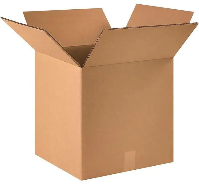 Main image of 15 Pack of 500# Double Wall Corrugated Cardboard Boxes, 16" L x 16" W x 16" H, Kraft, Shipping, Packing and Moving