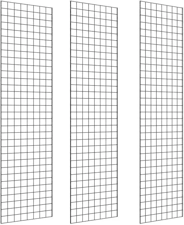 Main image of Grid for Any Retail Display, 2 Width x 8 Height, 3 Grids Per Carton (Black)