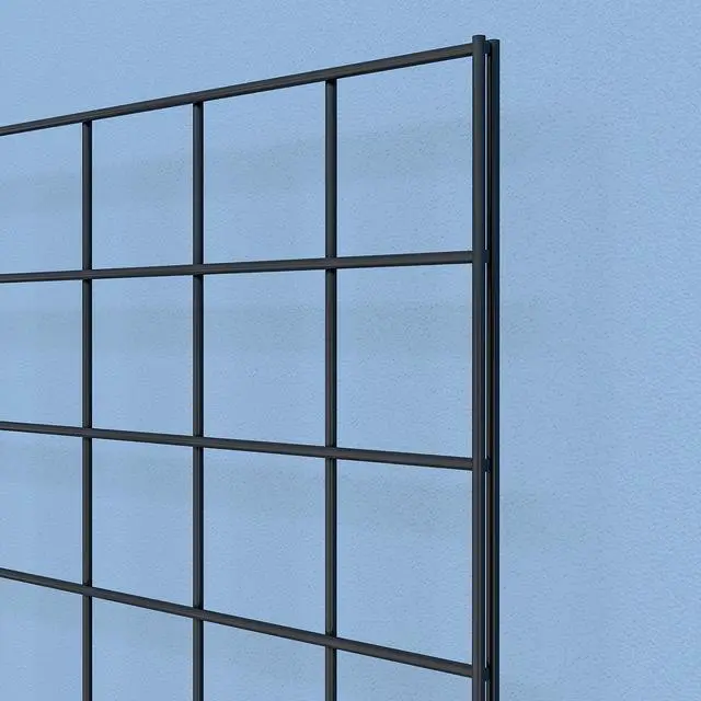 Alt view image 2 of 6 - Grid for Any Retail Display, 2 Width x 8 Height, 3 Grids Per Carton (Black)