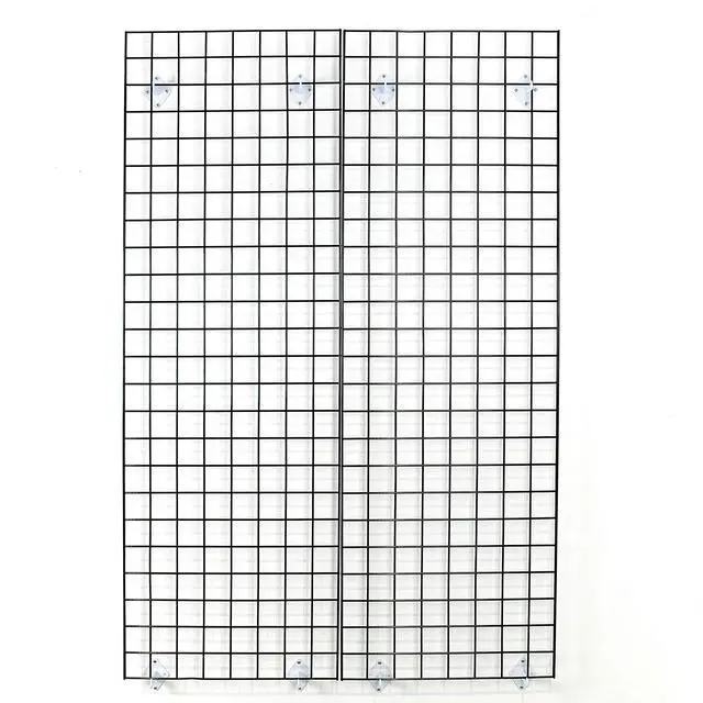 Alt view image 3 of 6 - Grid for Any Retail Display, 2 Width x 8 Height, 3 Grids Per Carton (Black)