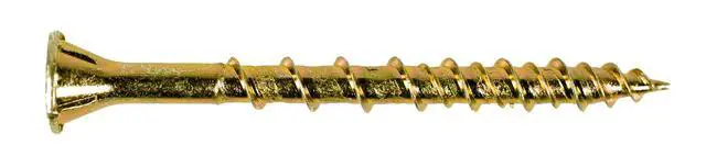 Alt view image 5 of 6 - WSV2S Strong-Drive WSV Subfloor Screw (Collated) - #9 x 2 in. 6-Lobe T-25 Drive Bit, Rimmede Flat Head with Nibs, Yellow-Zinc Coated (2000-Qty)