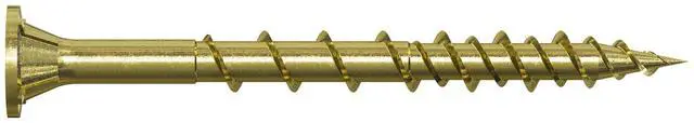 Alt view image 6 of 6 - WSV2S Strong-Drive WSV Subfloor Screw (Collated) - #9 x 2 in. 6-Lobe T-25 Drive Bit, Rimmede Flat Head with Nibs, Yellow-Zinc Coated (2000-Qty)