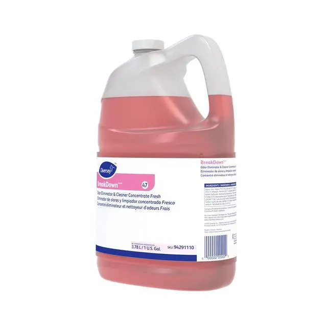 Alt view image 3 of 6 - BreakDown Odor Eliminator & Cleaner Conc, Fresh, 1 gal, 4 Pack