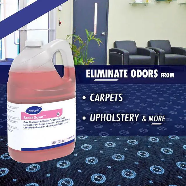 Alt view image 6 of 6 - BreakDown Odor Eliminator & Cleaner Conc, Fresh, 1 gal, 4 Pack