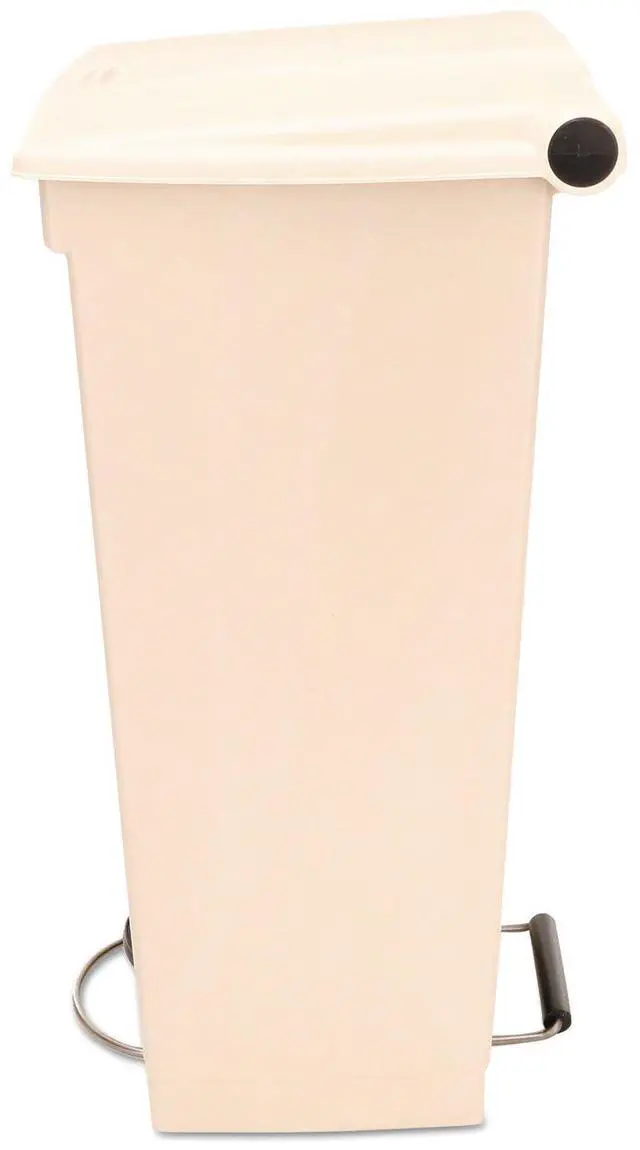 Alt view image 2 of 4 - Legacy Step-On Plastic Trash Can/Container, 23-Gallon, Beige, Hands-Free Garbage Can for Medical Waste in Hospitals/Lab/Emergency/Patient Rooms