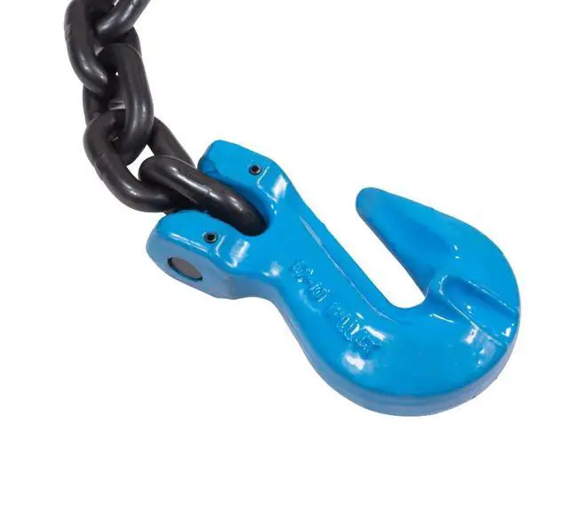 Alt view image 2 of 6 - 4 Ton 4.5" Snatch Block w/Swivel Shackle and 30" Chain (3/8 G100) Flatbed Tow Truck Rollback Wrecker Car Carrier Cable (2 Pack)