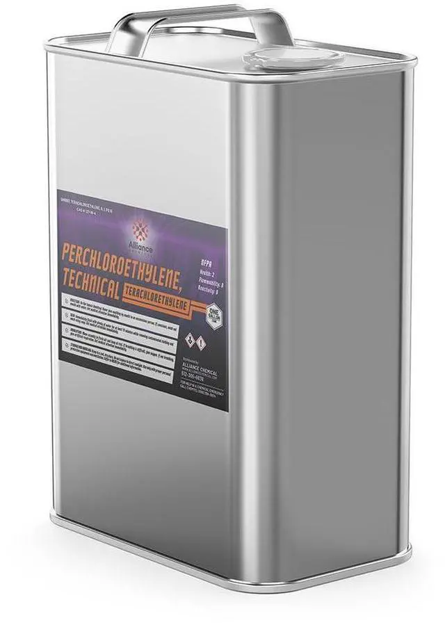 Main image of Perchloroethylene (PCE, PERC) - 4 Gallon Case - High-Purity Industrial Solvent - Powerful Degreaser & Industrial Solvent