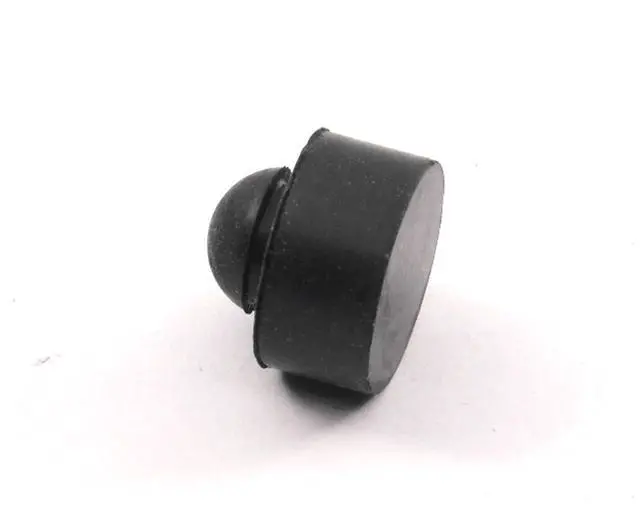 Alt view image 2 of 6 - Push-In Rubber Bumper Tight-Grip Stem Fits 1/4" Hole 1/2" Diameter 1/4" Height For Use in 1/16" Panel Thickness (500)