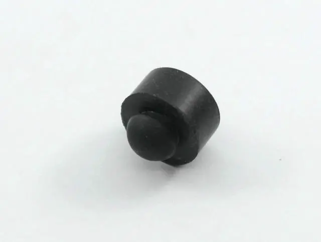Alt view image 6 of 6 - Push-In Rubber Bumper Tight-Grip Stem Fits 1/4" Hole 1/2" Diameter 1/4" Height For Use in 1/16" Panel Thickness (500)