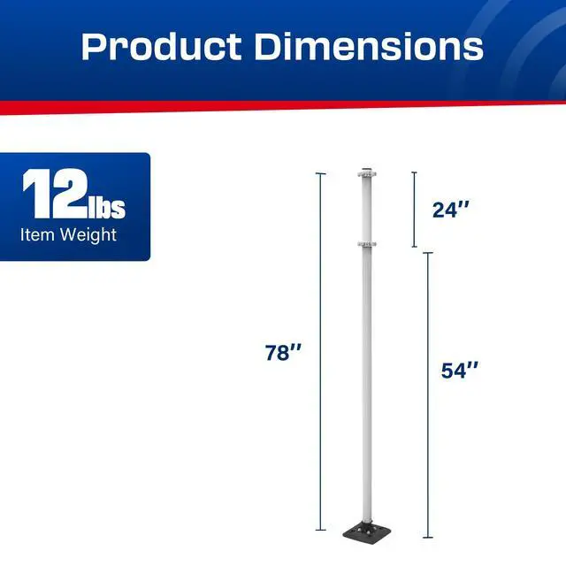 Alt view image 4 of 6 - Impact Recovery - Sta-Rite Flexible Sign Post - Sign Holder for Handicap Parking Signs - Made in the USA - 78