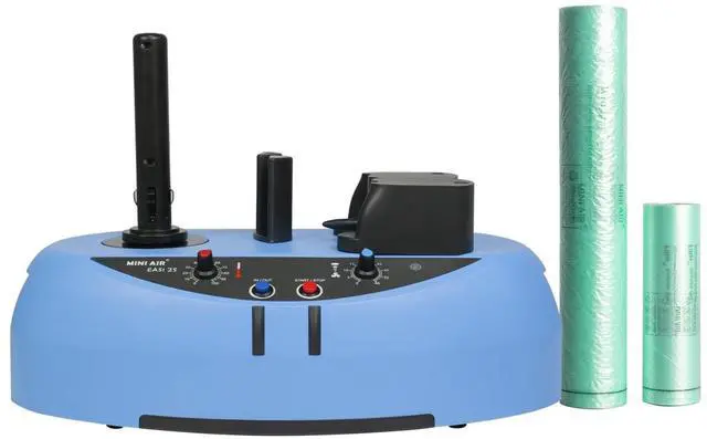 Main image of Mini Air Easi EA2S Air Cushion Machine, Air Pillows Maker, Bubble Wrap Machine, Air Pillow Packaging Machine with 2 Free 164 ft/50m Test Film Roll for Package and Product Shipment Protection
