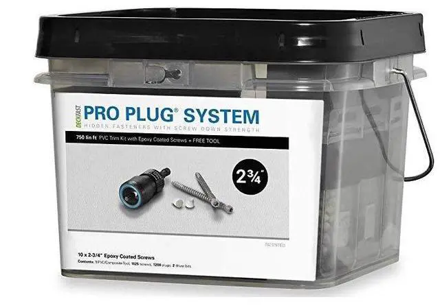 Main image of Pro Plug PVC Plugging System for AZEK Traditional Trim - Epoxy Steel - 1125 pcs for 750 Lineal Ft