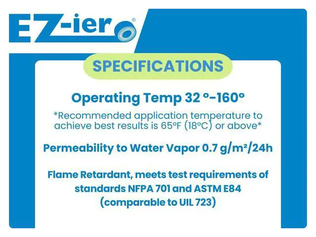 Alt view image 6 of 6 - EZ-ier Stucco Polyethylene Tape, Serrated-Edge (Red 2", Case of 24)