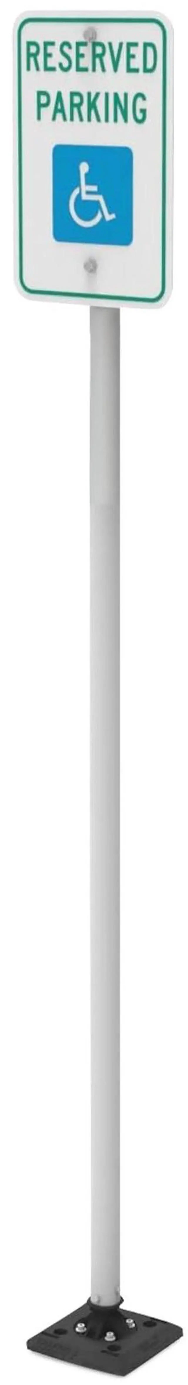 Main image of Impact Recovery - Sta-Rite Flexible Sign Post - Sign Holder - Handicap Parking Signs - Made in the USA - 102 Reserved Parking Signage