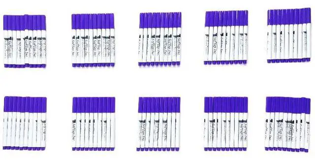 Main image of Surgical Skin Marker for Tattoo PMU Procedure Mark Brow Lip Areola Scalp Advanced Permanent Makeup Shape design. Premium Beginners & professionals micropigmentation tools (100 Pack, Purple)