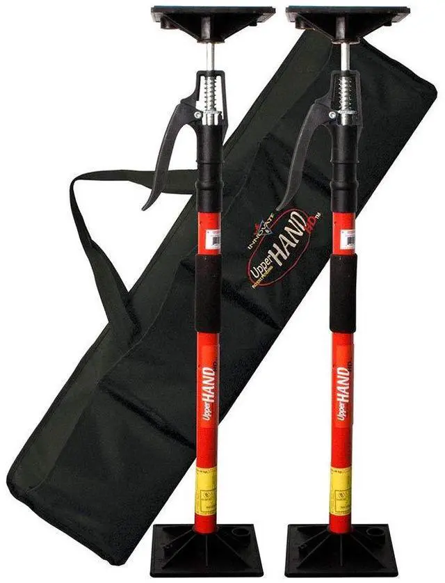 Main image of 3-HUPPERHAND Upper 3rd Hand Support Poles System 2-Pack Kit | Adjusts 2860, Supports Cabinets During Install, 3-HUPPERHAND