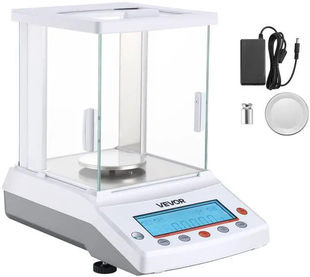 Main image of Analytical Balance, 220 g x 0.1 mg, 0.0001 g High Precision Accuracy Lab Scale, g/oz/ct/mg 4 Units Electronic Digital Analytical Balance with Glass Draft Shield, for Laboratory Jewelry Pharmacy