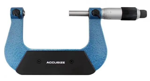 Alt view image 3 of 6 - Screw Thread Micrometer, 2-3", S916-C752 | 4 Anvil Sets: 24-14, 13-9, 8-5, 4.5-3.5 TPI, 0.001" Resolution, ±0.00016" Accuracy