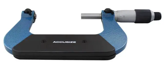 Alt view image 5 of 6 - Screw Thread Micrometer, 2-3", S916-C752 | 4 Anvil Sets: 24-14, 13-9, 8-5, 4.5-3.5 TPI, 0.001" Resolution, ±0.00016" Accuracy