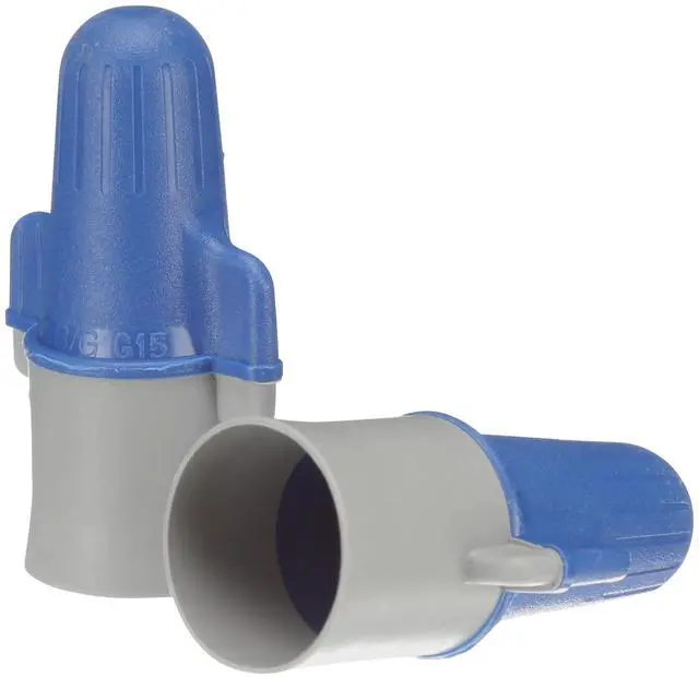 Main image of Performance Plus Wire Connector, B/G+JUG, Blue/Gray, Flexible Steel Spring Connectors, Copper, CSA Certified, UL Listed, Jug of 250, 14-6 AWG