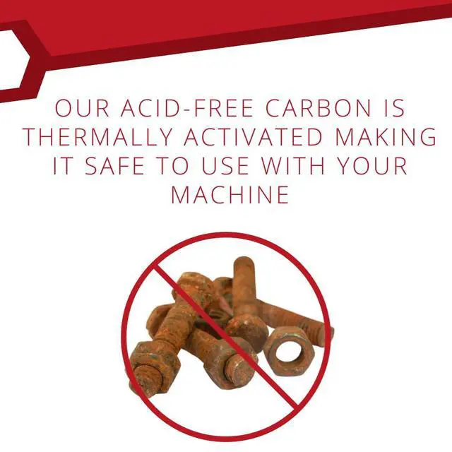 Alt view image 3 of 5 - Activated Carbon for 3D Printers, Thermaly Activated, Low-Dust GAC Charcoal for Laser Engraver, Carbon for Filter Refill (20 Pounds)