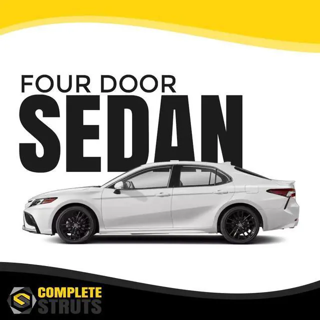Alt view image 2 of 6 - COMPLETESTRUTS - Front Complete Strut Assemblies with Coil Springs and Rear Shock Absorbers Replacement for 2013-2017 Nissan Altima 4CYL Sedan - Set of 4