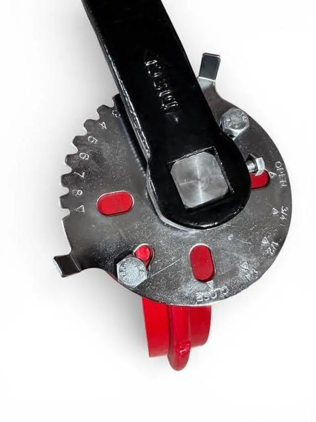 Alt view image 4 of 6 - 5" Butterfly Valve, Wafer, 200 Psi, Ductile Iron Body, Square Stem 5/8"