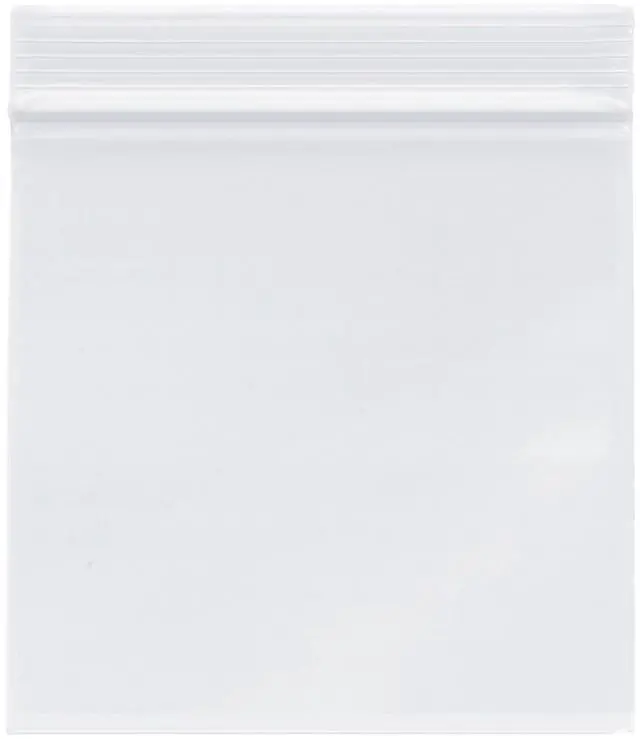 Main image of 5" x 5" (Case of 6,000), 2 Mil Zipper Reclosable Plastic Bags