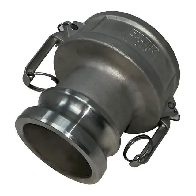 Alt view image 6 of 6 - Stainless Steel Type DA Cam and Groove Hose Fitting, Reducer, 4" Female Coupler x 3" Male Adapter (CAM-4030-DA-SS)