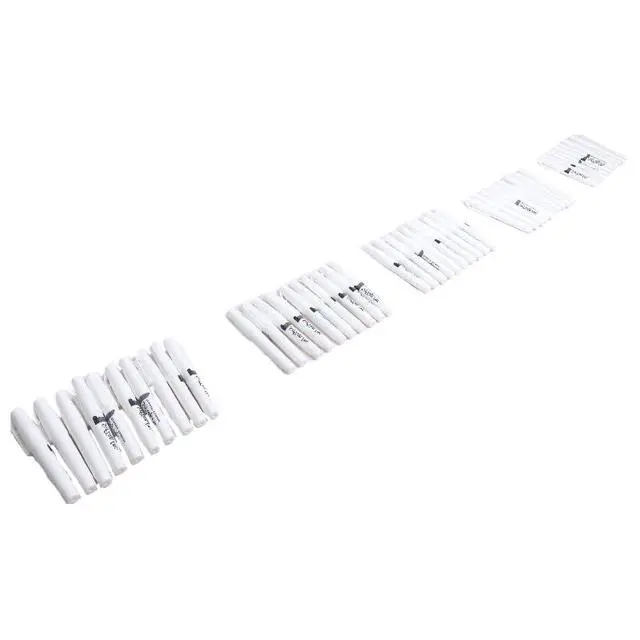 Alt view image 4 of 6 - Surgical Skin Marker for Tattoo PMU Procedure Mark Brow Lip Areola Scalp Advanced Permanent Makeup Shape design. Premium Beginners & professionals micropigmentation tools (50 Pack, white)