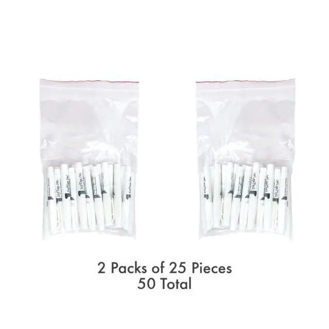 Alt view image 5 of 6 - Surgical Skin Marker for Tattoo PMU Procedure Mark Brow Lip Areola Scalp Advanced Permanent Makeup Shape design. Premium Beginners & professionals micropigmentation tools (50 Pack, white)