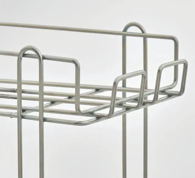 Alt view image 5 of 6 - Commercial Wire Can Rack 3-Pack, Holds (12) #5 Cans or (8) #10 Cans, FIFO Design, Durable Metal Can Rack for Restaurants (28W-671)