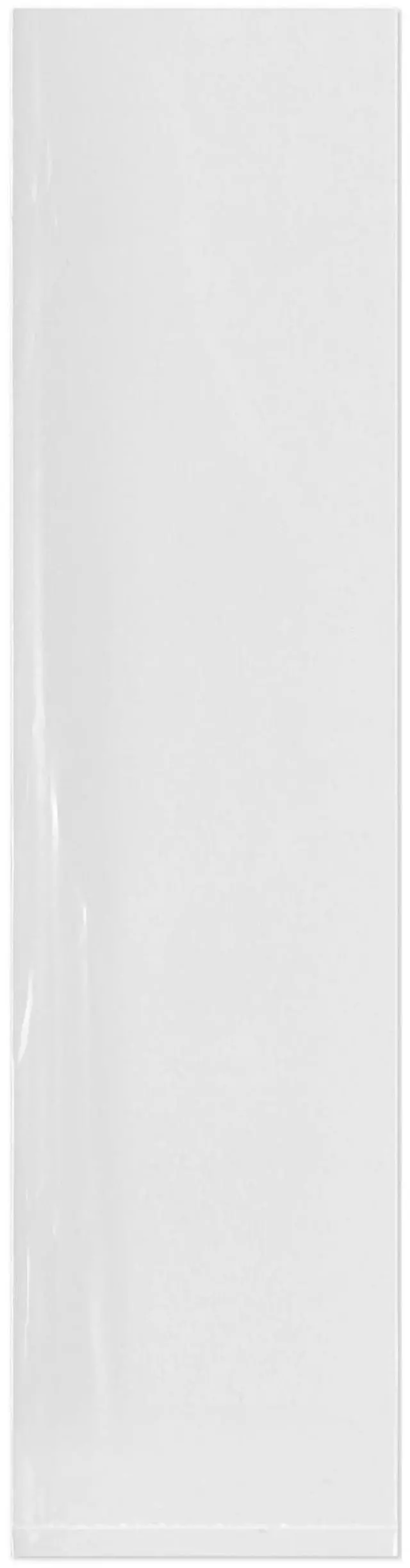 Main image of 6" x 24" (Case of 1,000), 2 Mil Flat Open Clear Plastic Poly Bags