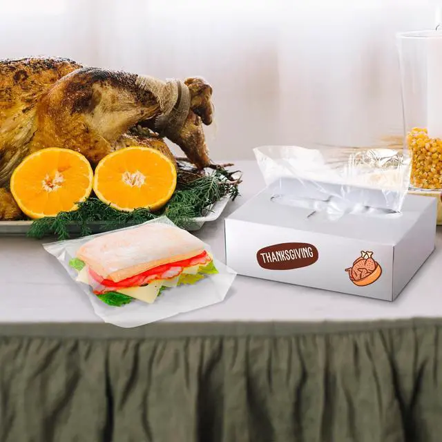 Alt view image 5 of 6 - Clear Sandwich Bags Fold Top 10 x 8.5 Inches Bulk Pack of 2000 Plastic Snack Baggies