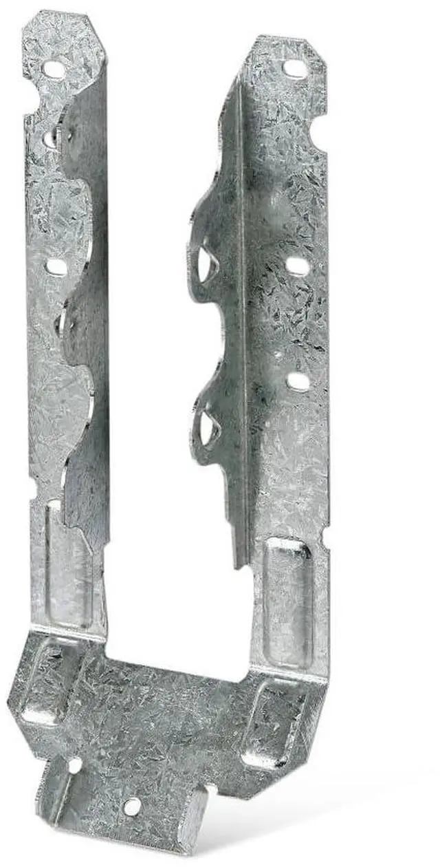 Main image of LRU28Z - LRUZ Face-Mount Rafter Hanger - Adjustable Slope Wood Construction Connectors, 18-Gauge Steel, for 2x8 Solid Sawn Rafters (Pack of 25)