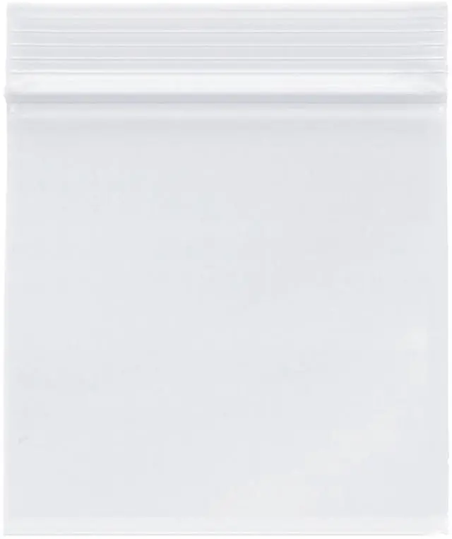 Main image of 4" x 4" (Case of 8,000), 2 Mil Zipper Reclosable Plastic Bags