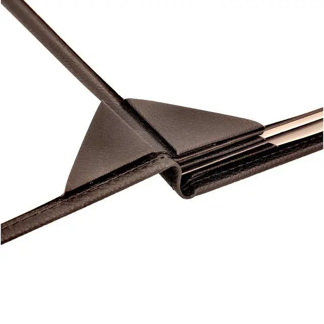 Alt view image 5 of 6 - s Made of Premium Faux Leather (10-Pack) - 4.25" X 11" - Wine List - Bar Menu (Brown, 6 Views)