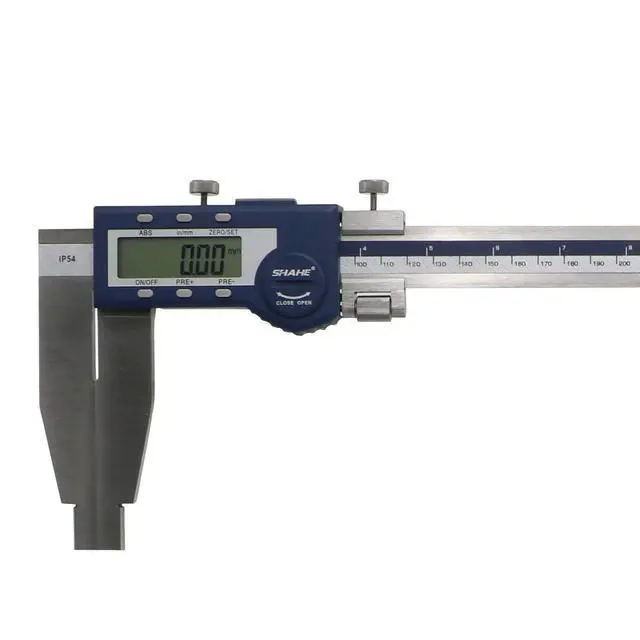 Alt view image 2 of 6 - Electronic Digital Caliper with 0-24"/600mm,0.0005"/(0.01mm) Resolution,+/-0.002" (0.05mm) Accuracy,Inch/Metric, Stainless Steel Jaws
