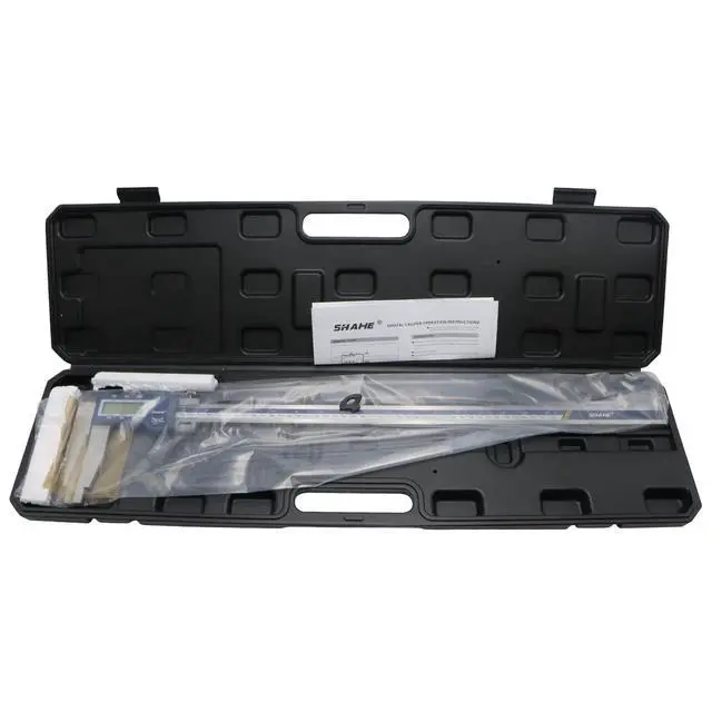 Alt view image 5 of 6 - Electronic Digital Caliper with 0-24"/600mm,0.0005"/(0.01mm) Resolution,+/-0.002" (0.05mm) Accuracy,Inch/Metric, Stainless Steel Jaws