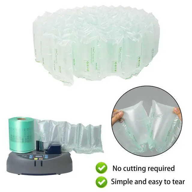 Alt view image 4 of 6 - MINI AIR EASI EA2/EA2S Air Pillows for Shipping, Packaging Air Bags, 8"X4" 4000Pcs 1312 FT Per Roll, Inflatable Supplies Box Filler, Air Cushion Film, 4 Roll