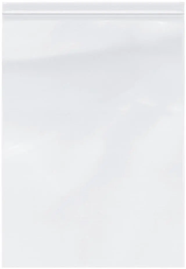 Main image of 13" x 18" (Case of 500), 4 Mil Heavy Duty Zipper Reclosable Plastic Bags